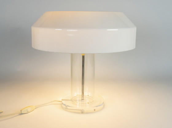 Image 1 of Dutch design - Aldo van den Nieuwelaar voor ABN - Acryl - limited edition - tafellamp - 1970's