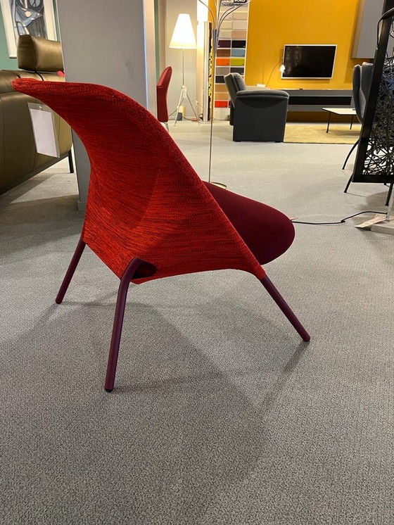 Image 1 of Moooi Shift Lounge Chair Rood