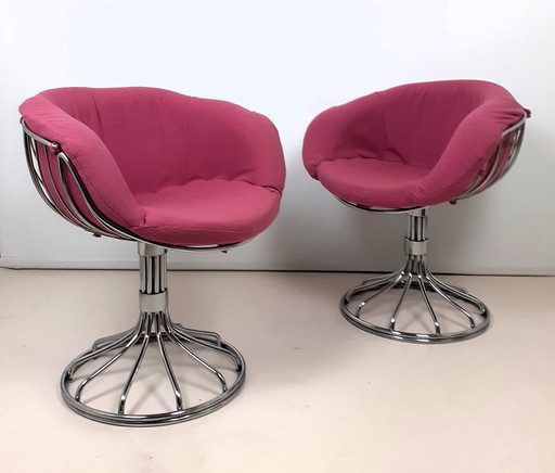 2x Vintage Swivel chair