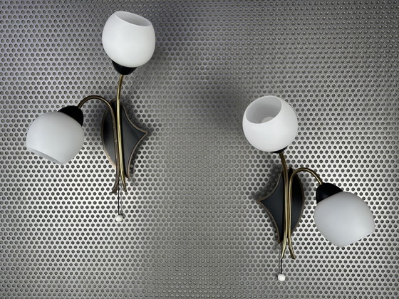 Image 1 of 2x Vintage wandlamp