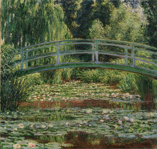 Claude Monet - Japanese Footbridge