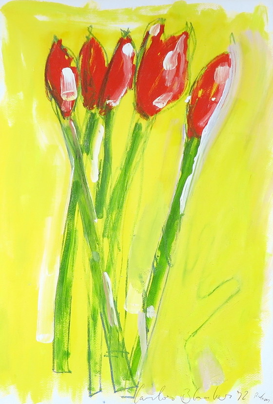 Image 1 of Carlos Blaaker - De tulpen