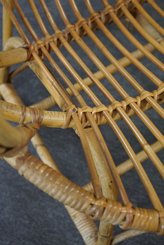Image 1 of 2x vintage rotan fauteuils