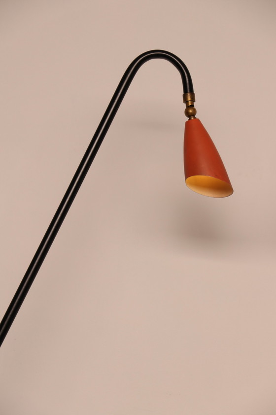 Image 1 of Vloerlamp - model 'Hejre' - van Svend Aage Holm Sorensen voor Sorensen & Co - Denemarken - jaren 50