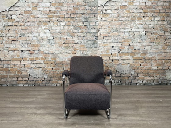 Image 1 of Dyker 20 Bruin/Grijs Fauteuil door Anton Lorenz