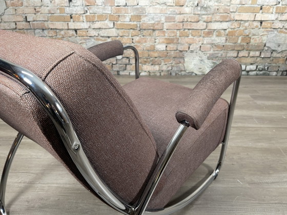 Image 1 of Dyker 20 Bruin/Grijs Fauteuil door Anton Lorenz