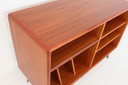 Dyrlund Deens Mid-Century Teak Media / Phono Dressoir met uitschuifbare plank