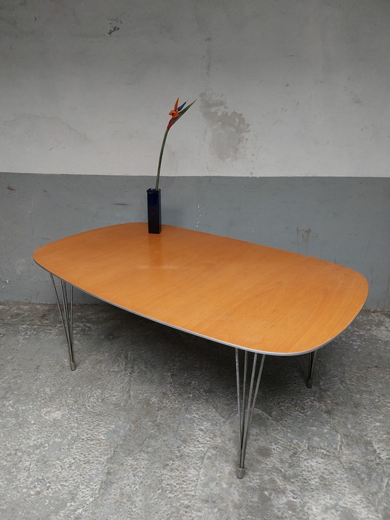 Image 1 of Superellipse dining table by Piet Hein for Fritz hansen