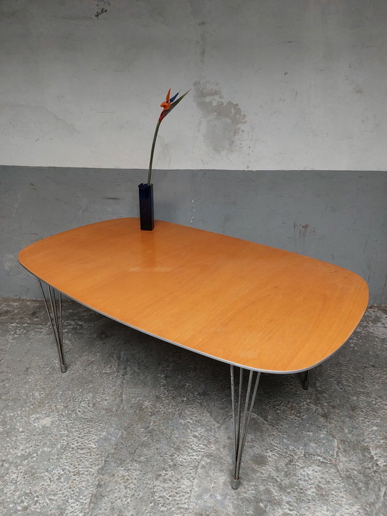 Image 1 of Superellipse dining table by Piet Hein for Fritz hansen