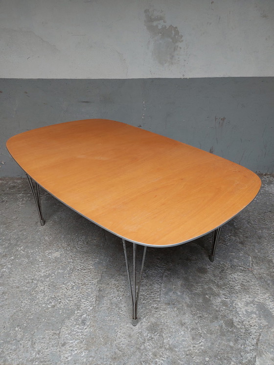 Image 1 of Superellipse dining table by Piet Hein for Fritz hansen