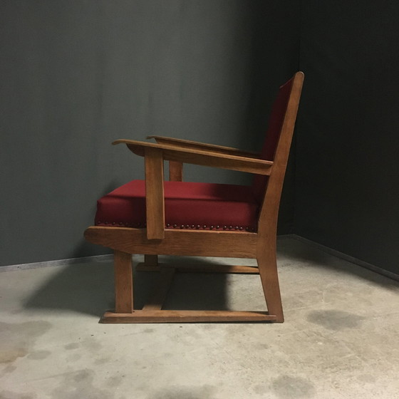 Image 1 of Vintage Nederlandse lounge stoel