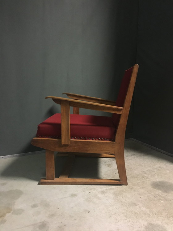 Image 1 of Vintage Nederlandse lounge stoel