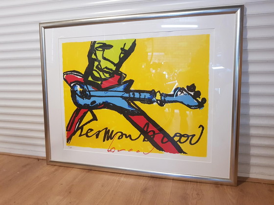 Image 1 of Herman Brood- Guitarman Zeefdruk