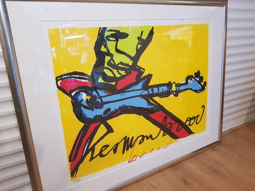 Herman Brood- Guitarman Zeefdruk