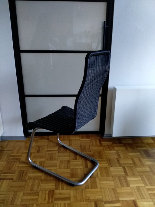 Stijlvolle zwarte eetkamerstoelen