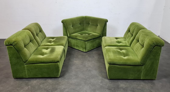 Image 1 of Vintage hoekbank, elementen bank