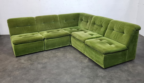 Image 1 of Vintage hoekbank, elementen bank