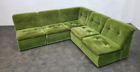 Image 1 of Vintage hoekbank, elementen bank