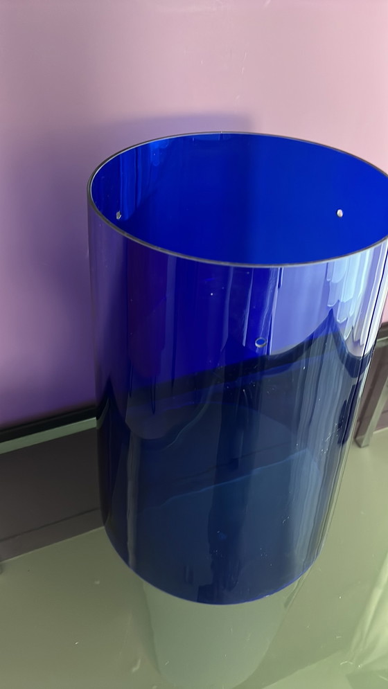 Image 1 of Prandina S4 Italiaans design hanglamp van blauw glas