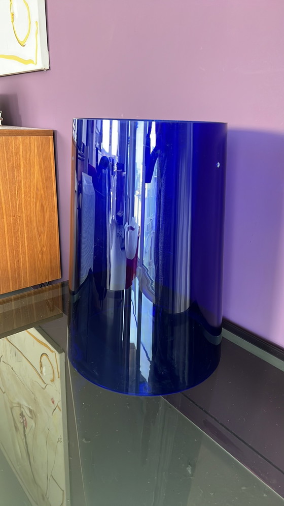 Image 1 of Prandina S4 Italiaans design hanglamp van blauw glas