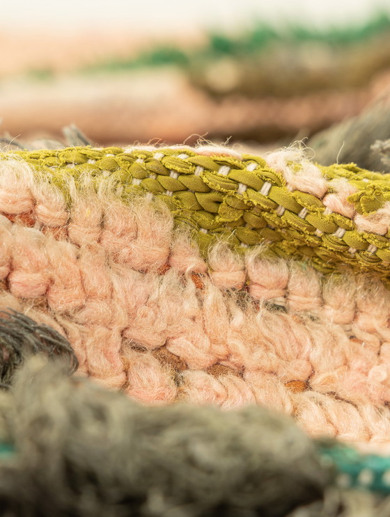 Image 1 of vintage Boujad, berber vloerkleed, 125 X 375 cm