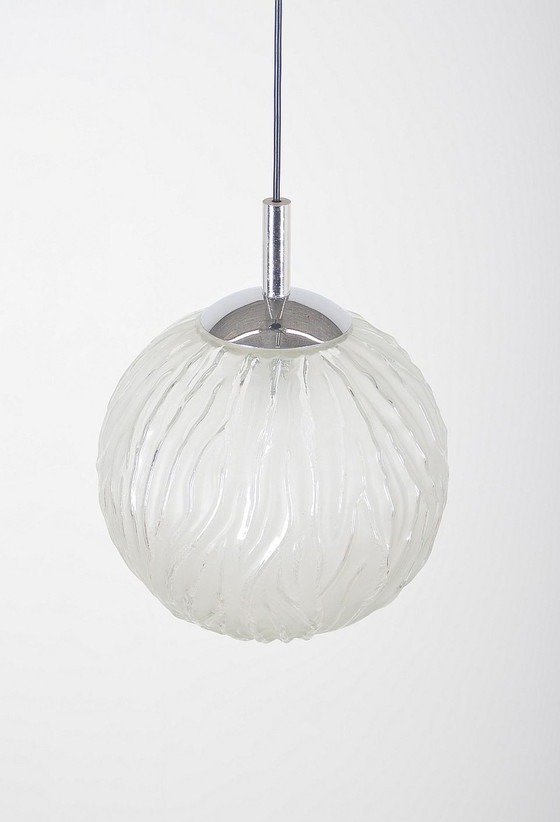 Image 1 of Mid-century globe hanglamp