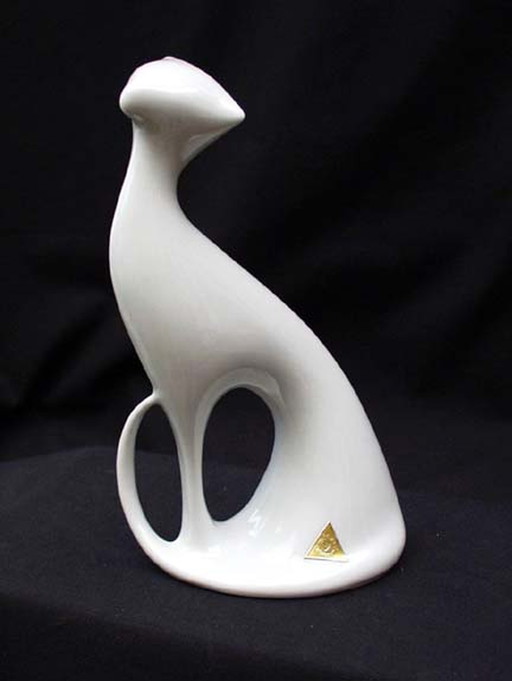 Royal Dux vintage porselein katje