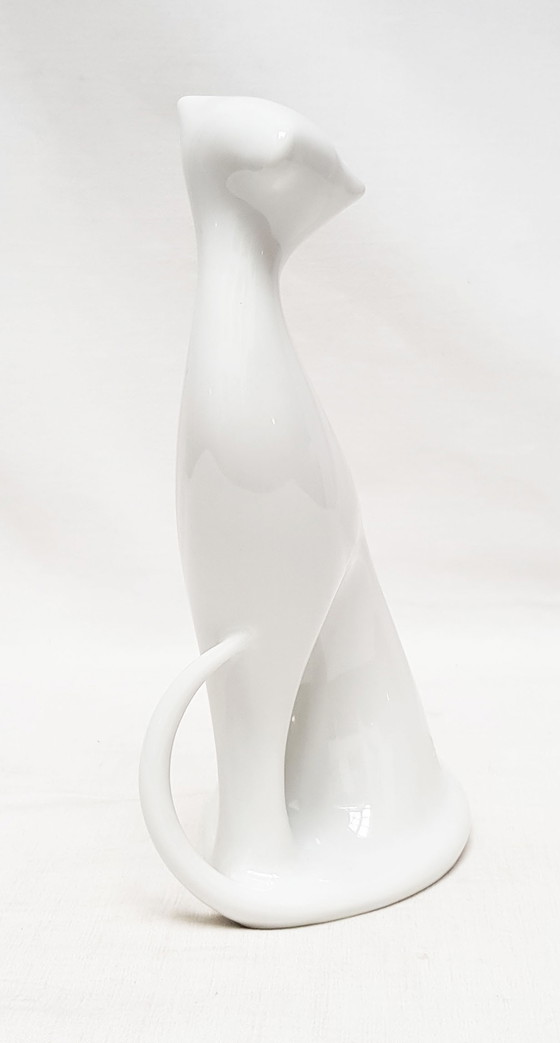 Image 1 of Royal Dux vintage porselein katje