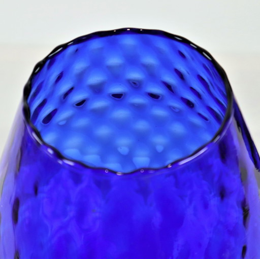 Vintage Empoli Italy Glazen Vaas ‘Brandy Glass’