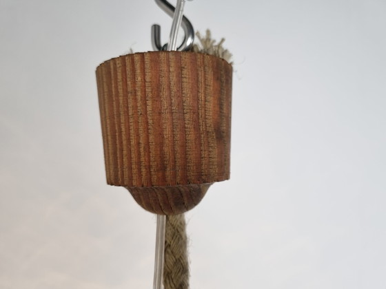 Image 1 of Vintage glazen hanglamp