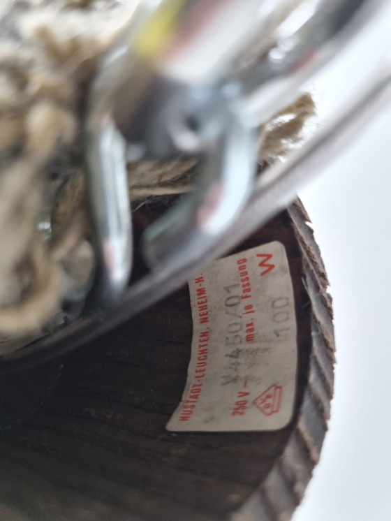 Image 1 of Vintage glazen hanglamp