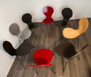 9x vlinder stoel