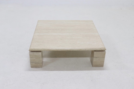 Image 1 of Vintage travertijn salontafel