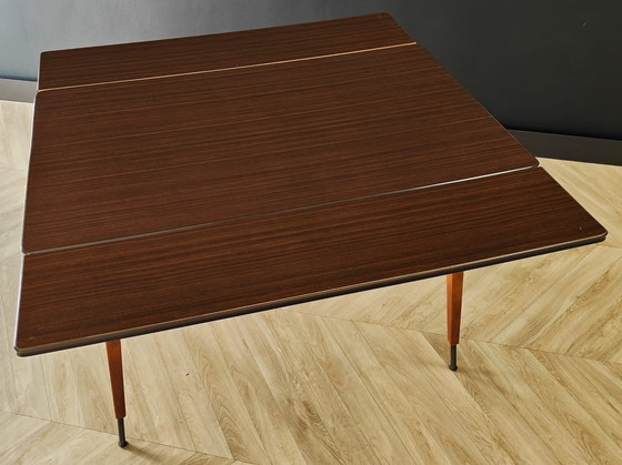 Image 1 of Mid Century uitschuifbare eettafel