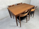  Vintage PasToe eetkamerset (teak)