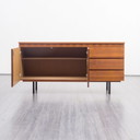 Jaren 60 dressoir, walnoot, gerestaureerd, 150cm