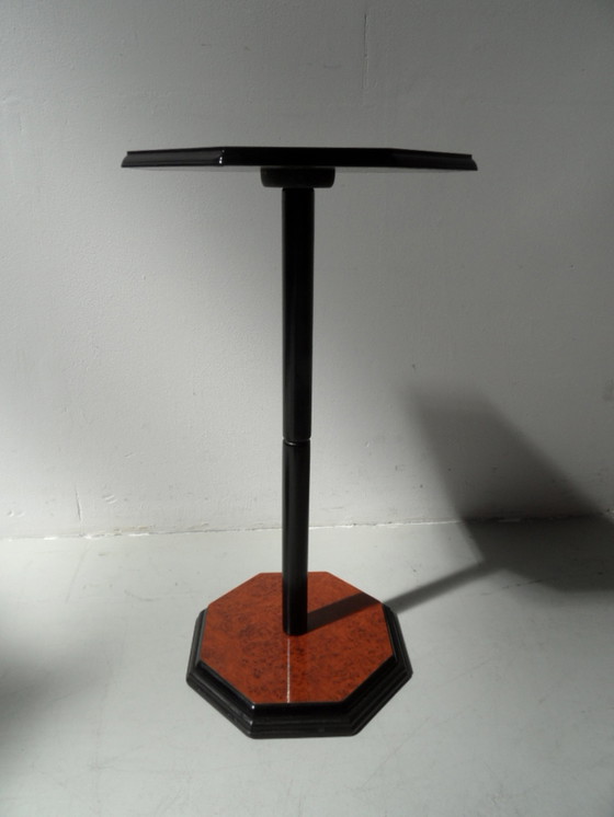 Image 1 of Vintage octagonaal bijzettafeltje