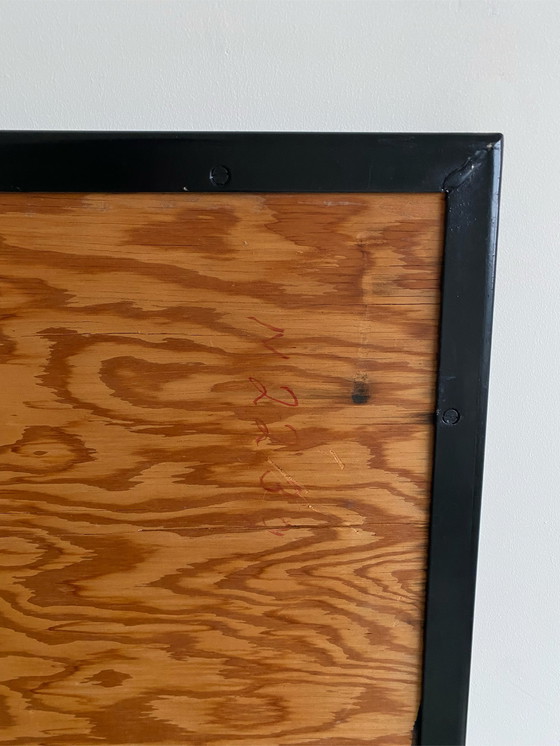 Image 1 of Vintage brutalistische keramische tegel salontafel