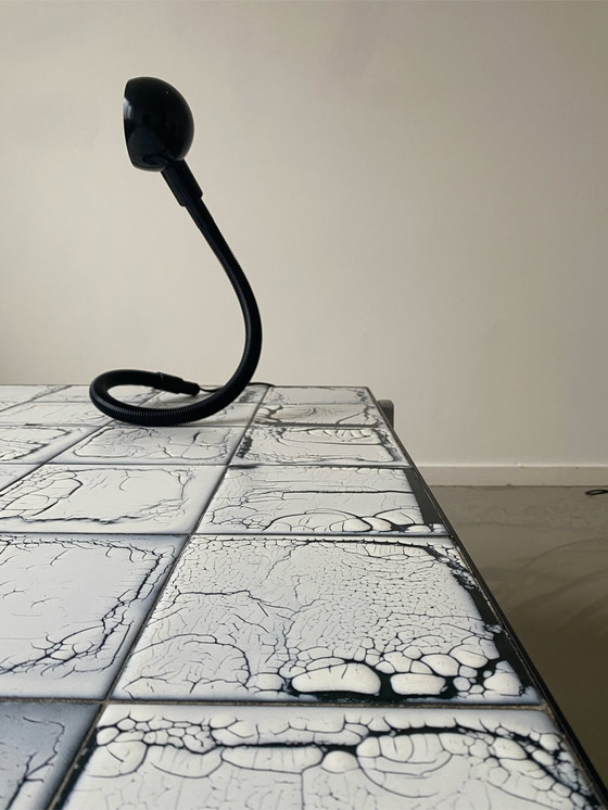 Image 1 of Vintage brutalistische keramische tegel salontafel