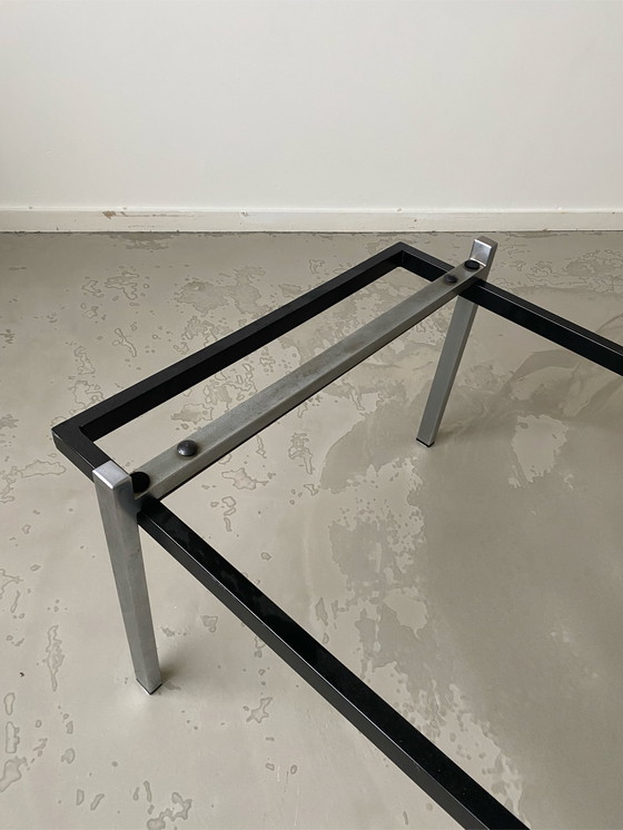 Image 1 of Vintage brutalistische keramische tegel salontafel