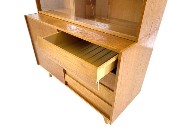 Image 1 of Vintage Jirí Jiroutek U-458 Kast Met Vitrine