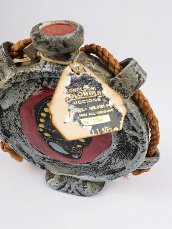 Image 1 of Zeldzame vintage Lacrima Cristi wijnkeramische verzegelde fles