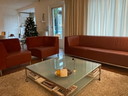 Montel Bank en 2 stoelen leer