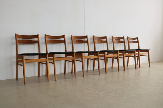 Image 1 of 8x vintage eetkamerstoel 