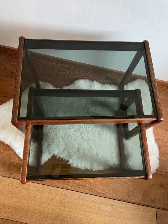 Image 1 of Set vintage design bijzettafels