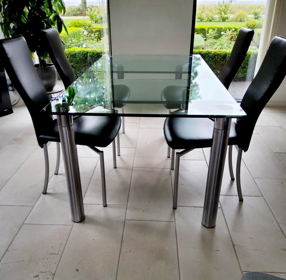 Image 1 of 4x  Georg Appeltshauser Eetkamerstoelen