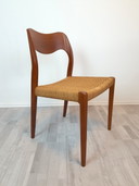 Møller 71 Stoel Teak Deens Design Deens Möller Vintage
