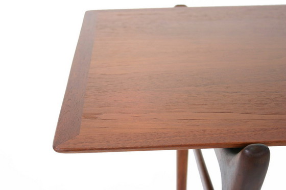 Image 1 of Deense Teakhouten salontafel / banktafel uit het midden van de Mid Century , Finn Juhl stijl