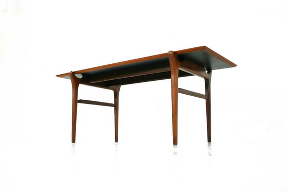 Image 1 of Deense Teakhouten salontafel / banktafel uit het midden van de Mid Century , Finn Juhl stijl