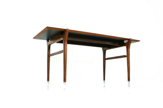 Image 1 of Deense Teakhouten salontafel / banktafel uit het midden van de Mid Century , Finn Juhl stijl